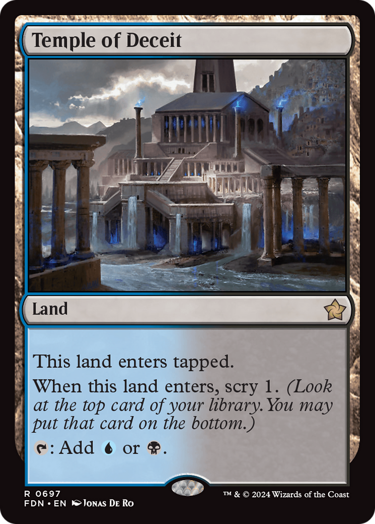 Temple of Deceit (697) [Foundations] - Deck Out Gaming