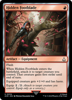 Hidden Footblade (34) [Assassin's Creed] foil - Deck Out Gaming