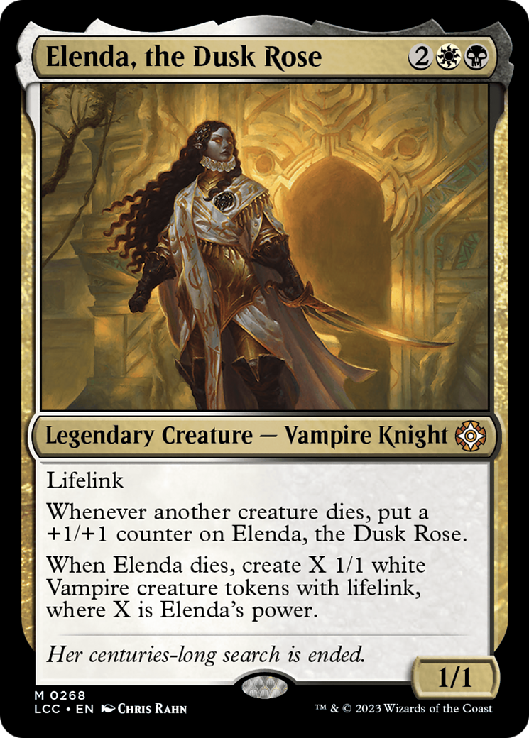 Elenda, the Dusk Rose (268) [The Lost Caverns of Ixalan Commander] - Deck Out Gaming