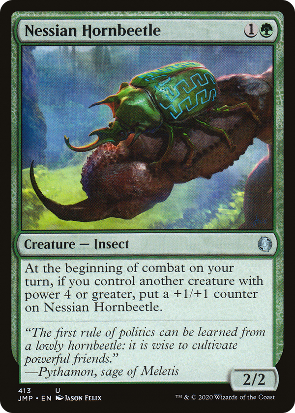 Nessian Hornbeetle (413) [Jumpstart] - Deck Out Gaming