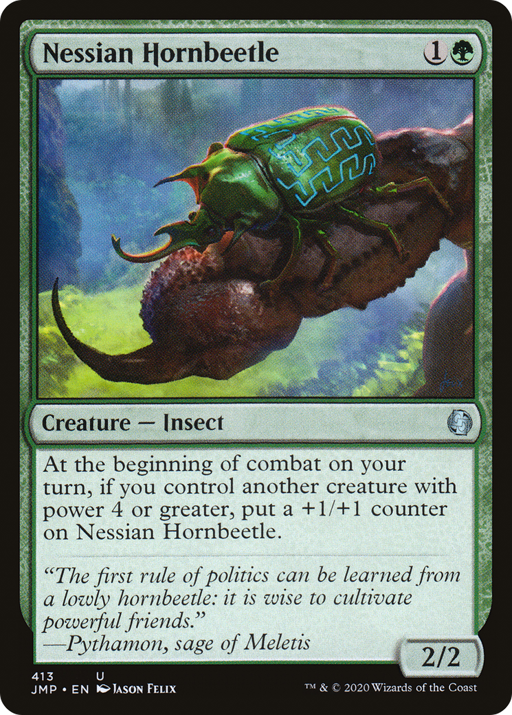 Nessian Hornbeetle (413) [Jumpstart] - Deck Out Gaming