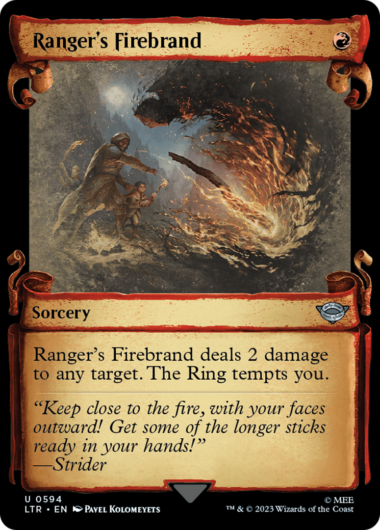 Ranger's Firebrand (Showcase Scrolls) (594) [The Lord of the Rings: Tales of Middle-earth] - Deck Out Gaming