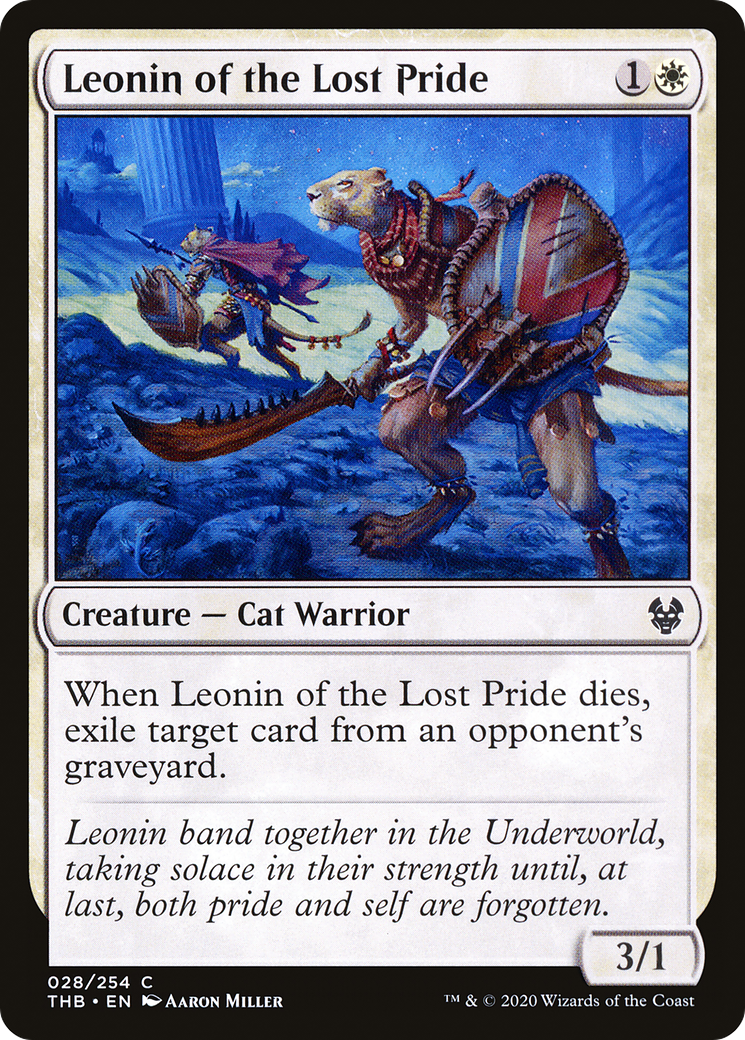 Leonin of the Lost Pride (28) [Theros Beyond Death] - Deck Out Gaming