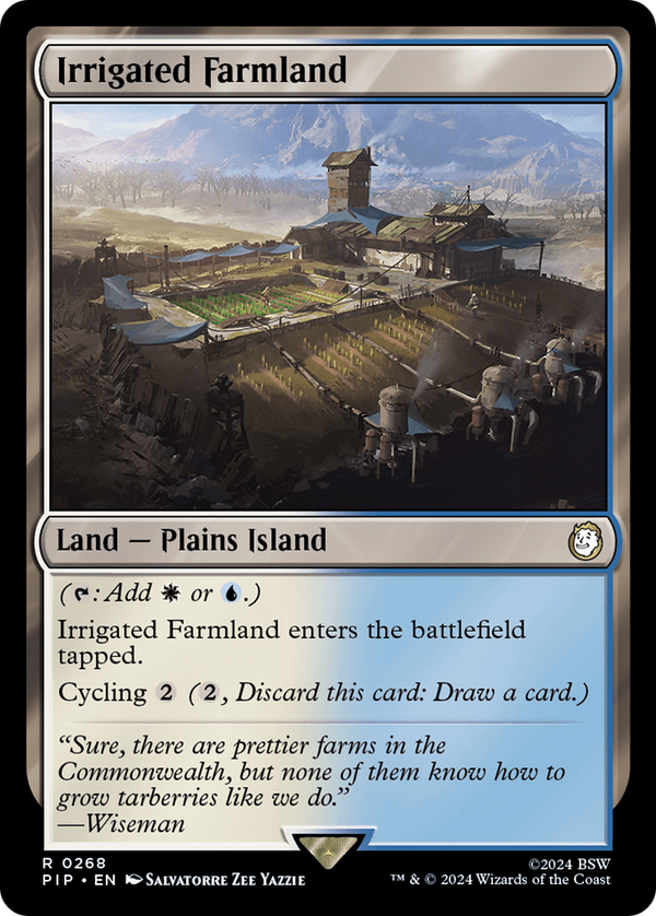 Irrigated Farmland (268) [Fallout] foil - Deck Out Gaming