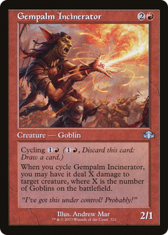 Gempalm Incinerator (Retro Frame) (322) [Dominaria Remastered] - Deck Out Gaming