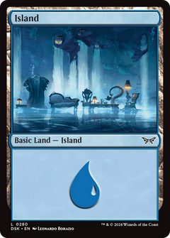 Island (0280) (280) [Duskmourn: House of Horror] - Deck Out Gaming