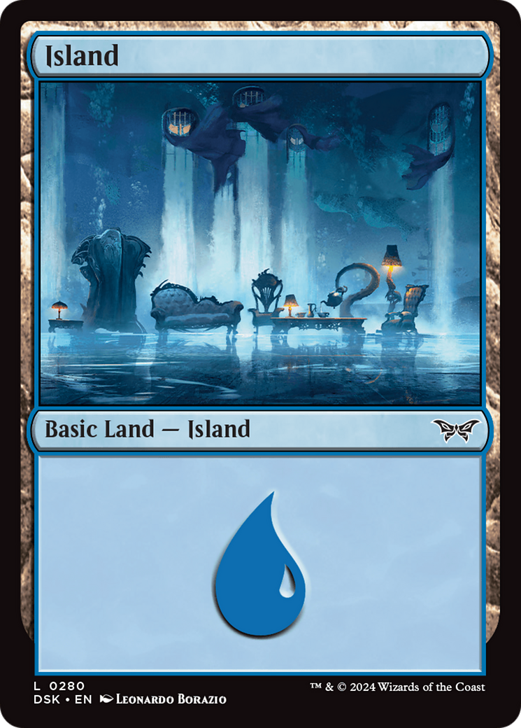 Island (0280) (280) [Duskmourn: House of Horror] - Deck Out Gaming