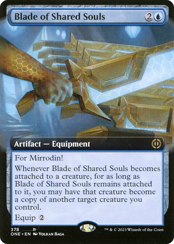 Blade of Shared Souls (Extended Art) (378) [Phyrexia: All Will Be One] - Deck Out Gaming