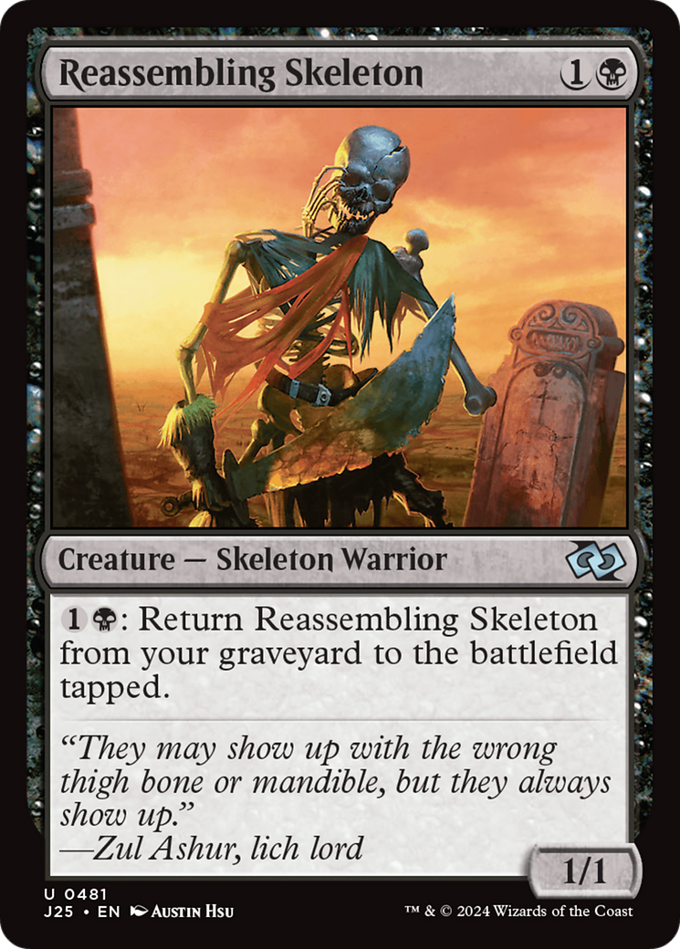 Reassembling Skeleton (481) [Foundations Jumpstart] - Deck Out Gaming