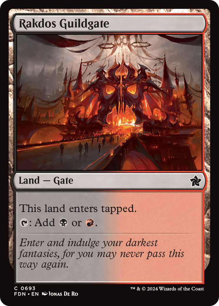 Rakdos Guildgate (693) [Foundations] - Deck Out Gaming
