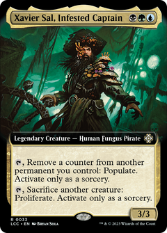 Xavier Sal, Infested Captain (Extended Art) (33) [The Lost Caverns of Ixalan Commander] - Deck Out Gaming