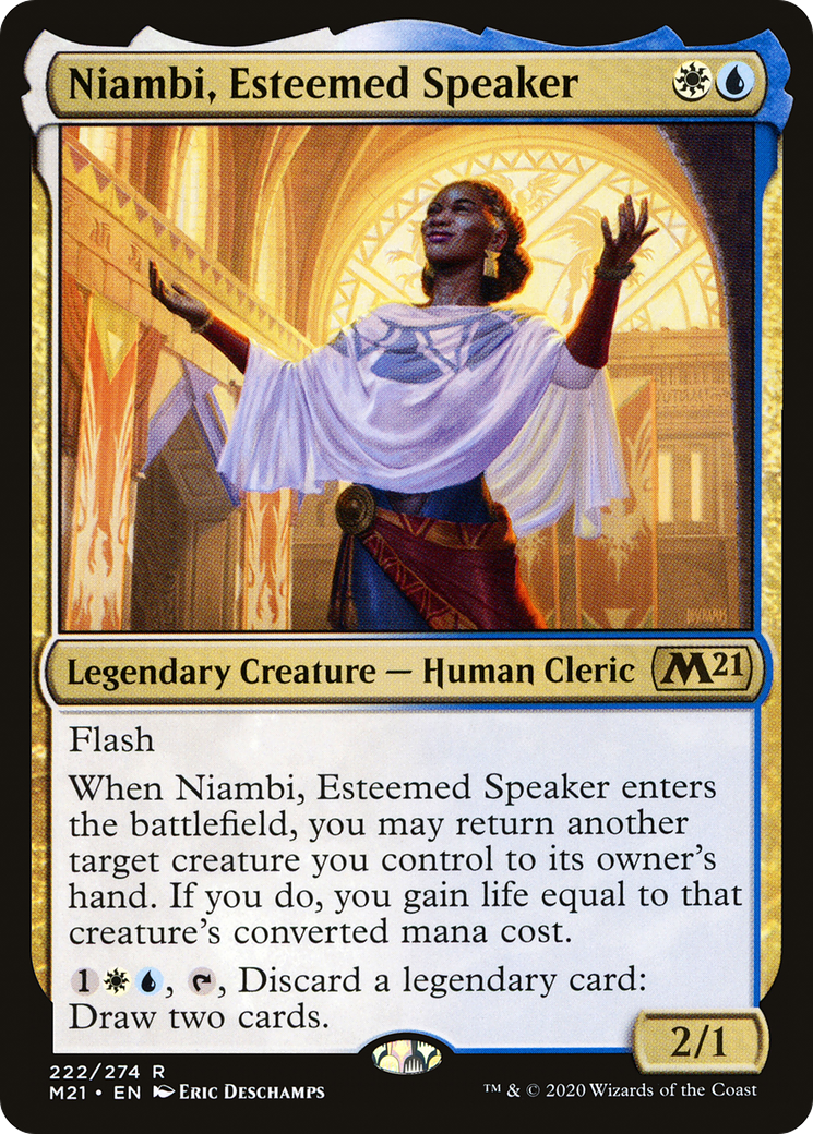 Niambi, Esteemed Speaker (222) [Core Set 2021] - Deck Out Gaming