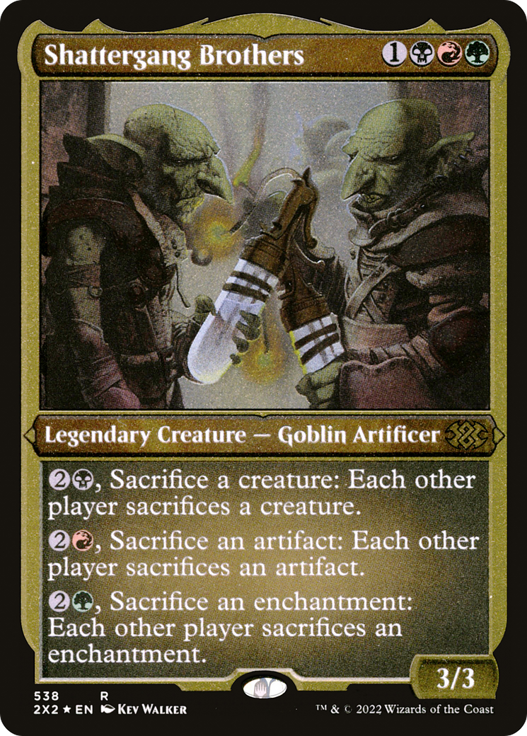 Shattergang Brothers (Foil Etched) (538) [Double Masters 2022] foil - Deck Out Gaming