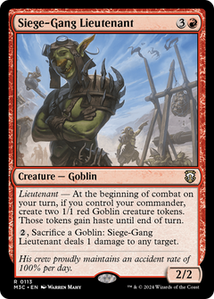 Siege-Gang Lieutenant (113) [Modern Horizons 3 Commander] - Deck Out Gaming