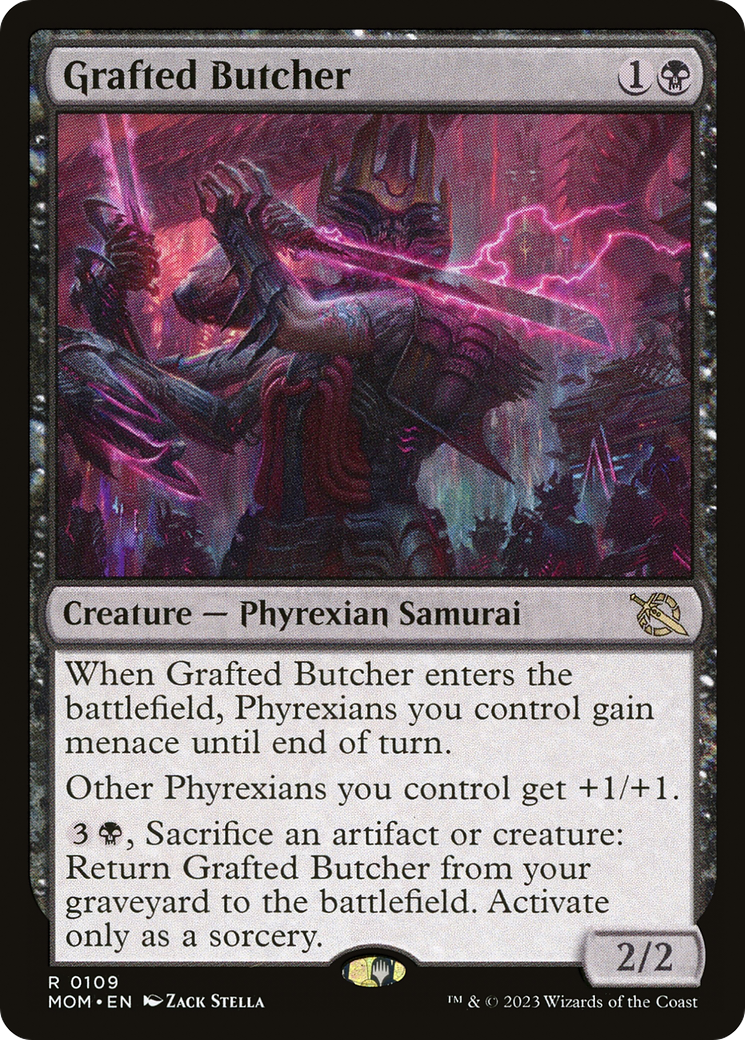 Grafted Butcher (109) [March of the Machine] foil - Deck Out Gaming