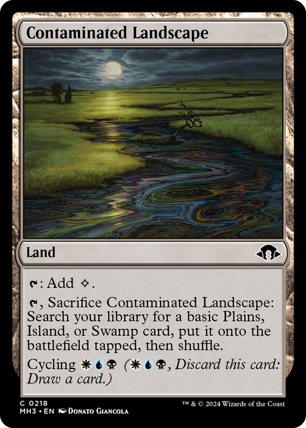 Contaminated Landscape (218) [Modern Horizons 3] - Deck Out Gaming