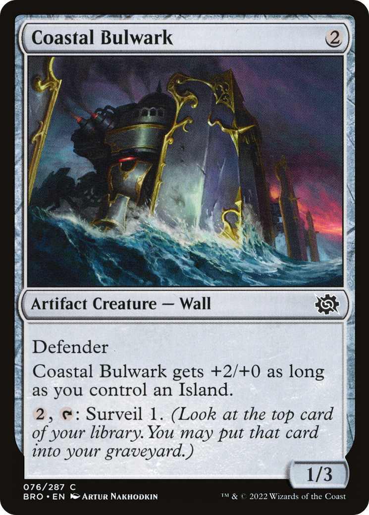 Coastal Bulwark (76) [The Brothers' War] - Deck Out Gaming