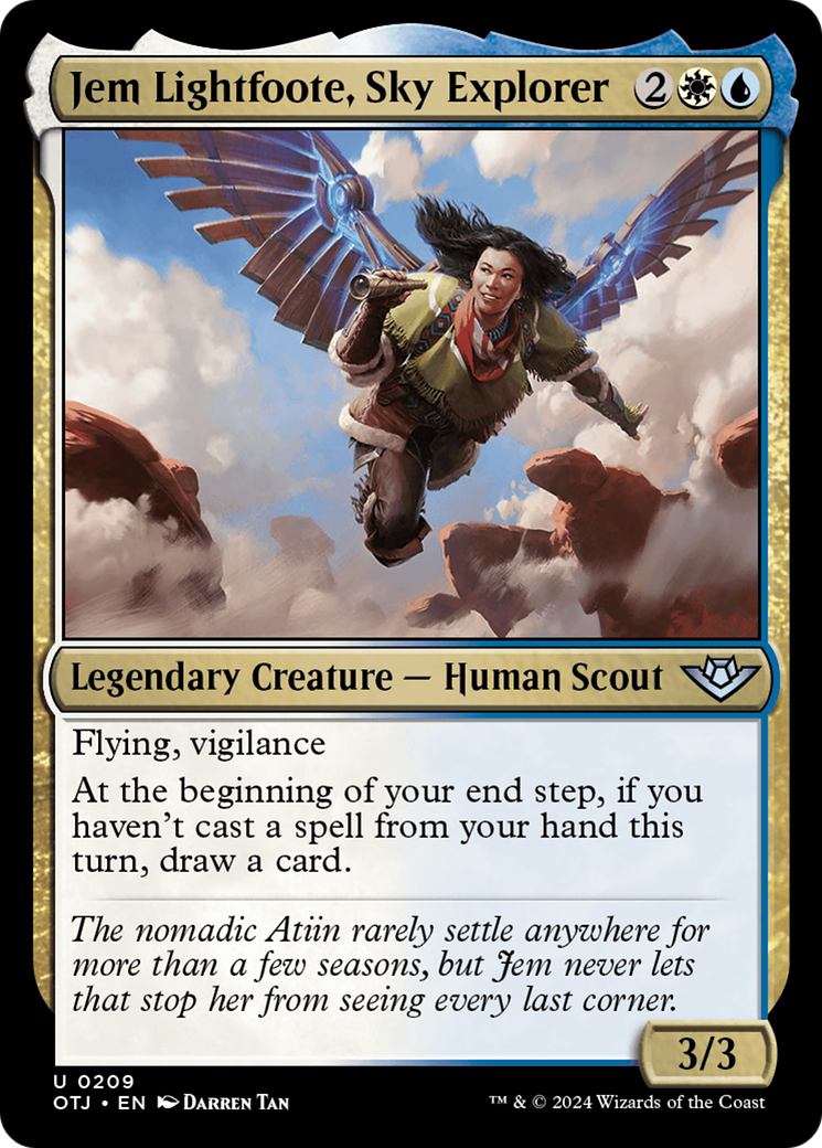 Jem Lightfoote, Sky Explorer (209) [Outlaws of Thunder Junction] foil - Deck Out Gaming