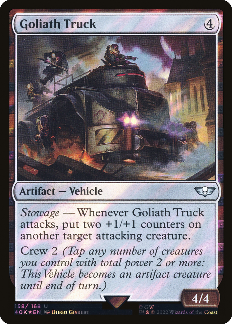Goliath Truck (Surge Foil) (158) [Warhammer 40,000 Commander] foil - Deck Out Gaming