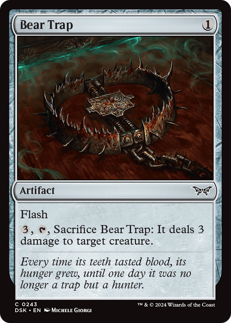 Bear Trap (243) [Duskmourn: House of Horror] foil - Deck Out Gaming