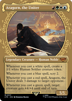 Aragorn, the Uniter (Showcase) (317) [The Lord of the Rings: Tales of Middle-earth] - Deck Out Gaming