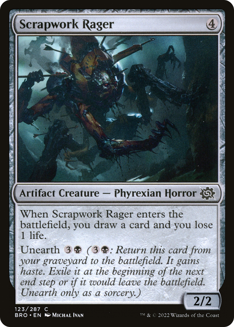 Scrapwork Rager (123) [The Brothers' War] foil - Deck Out Gaming