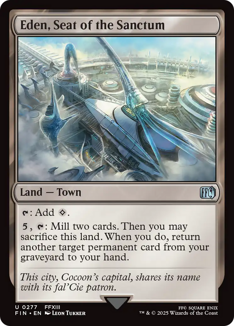 Eden, Seat of the Sanctum (277) [FINAL FANTASY] foil - Deck Out Gaming