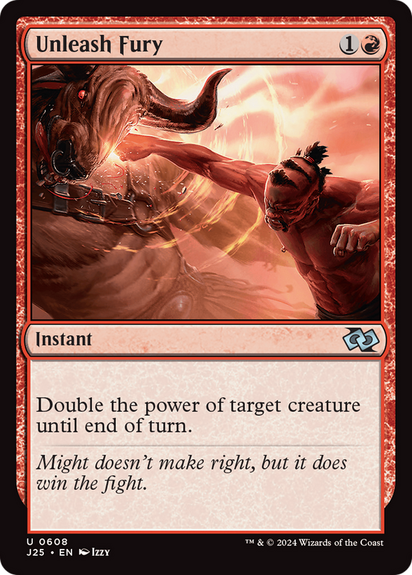 Unleash Fury (608) [Foundations Jumpstart] - Deck Out Gaming