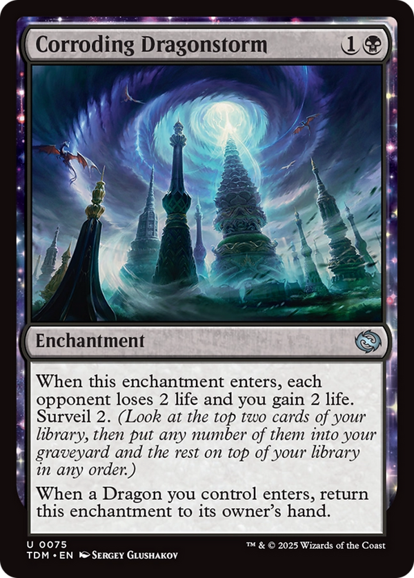 Corroding Dragonstorm (75) [Tarkir: Dragonstorm] foil - Deck Out Gaming