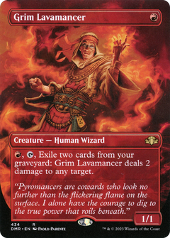 Grim Lavamancer (Borderless) (434) [Dominaria Remastered] - Deck Out Gaming