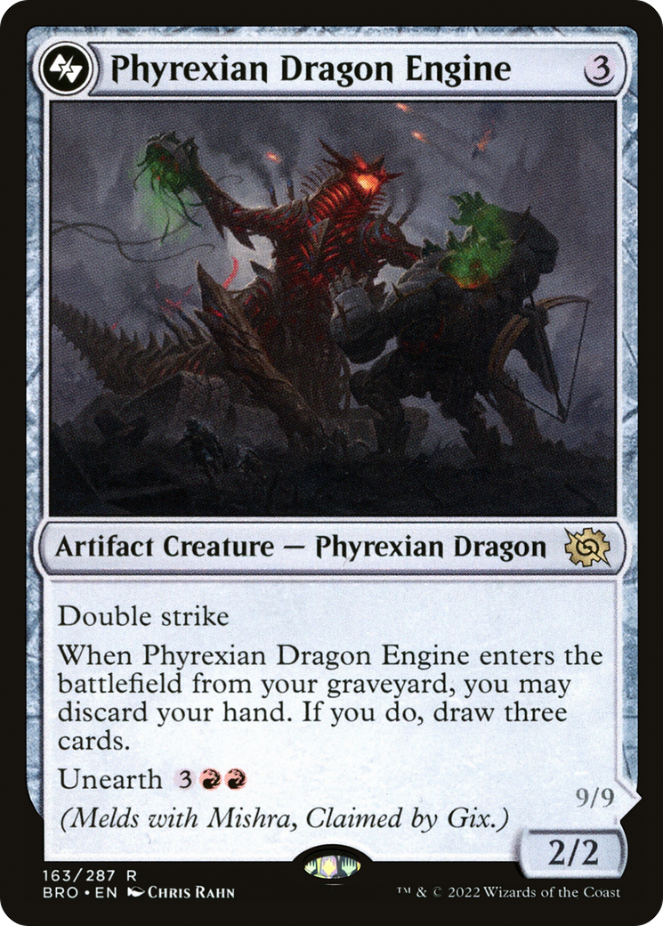 Phyrexian Dragon Engine (163) [The Brothers' War] - Deck Out Gaming
