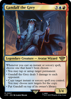 Gandalf the Grey (207) [The Lord of the Rings: Tales of Middle-earth] foil - Deck Out Gaming