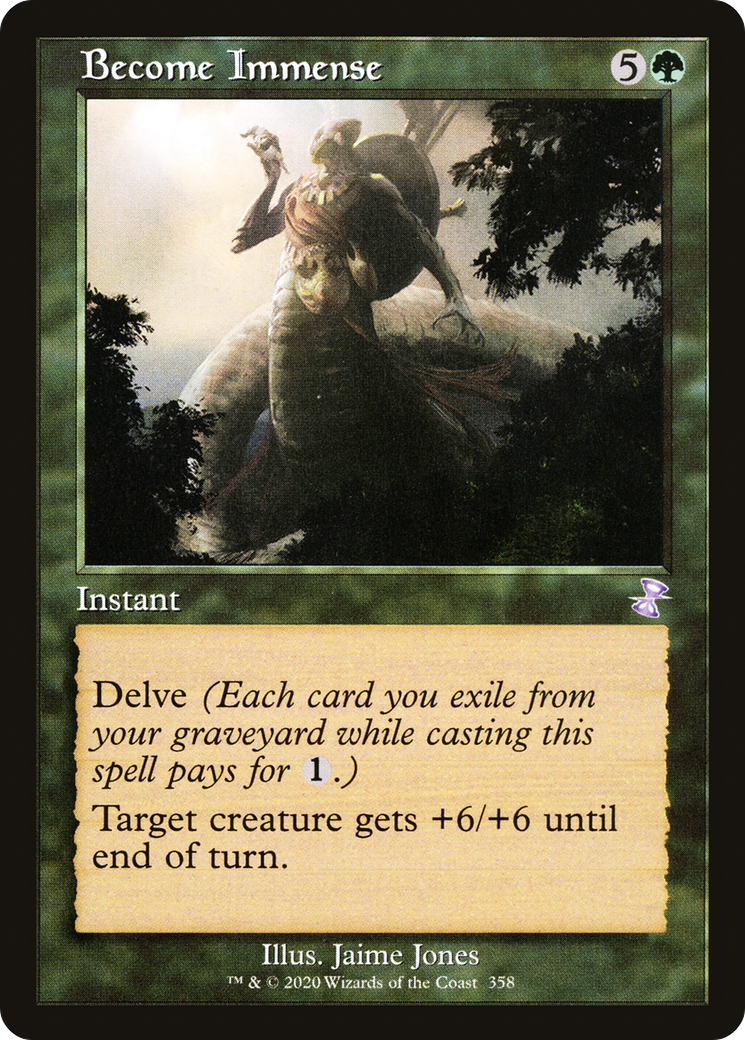 Become Immense (358) [Time Spiral Remastered] foil - Deck Out Gaming