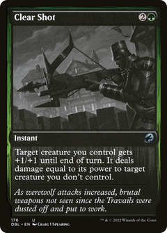 Clear Shot (176) [Innistrad: Double Feature] foil - Deck Out Gaming