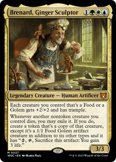 Brenard, Ginger Sculptor (27) [Wilds of Eldraine Commander] - Deck Out Gaming