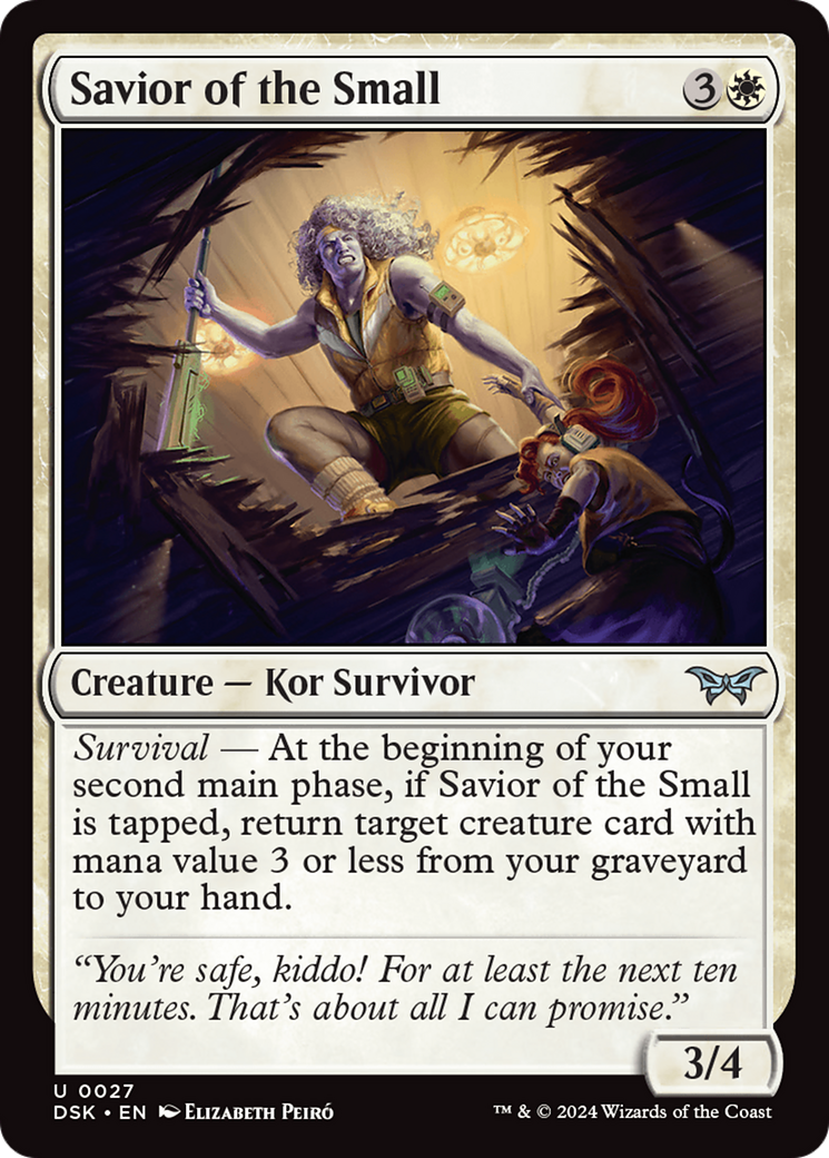 Savior of the Small (27) [Duskmourn: House of Horror] foil - Deck Out Gaming