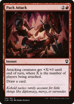 Pack Attack (190) [Commander Legends: Battle for Baldur's Gate] foil - Deck Out Gaming