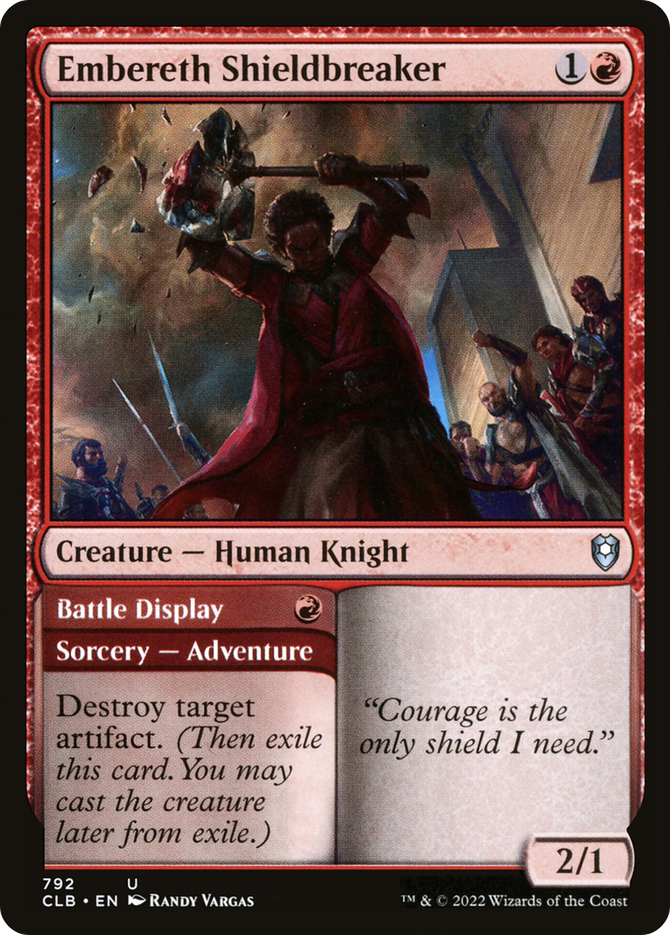 Embereth Shieldbreaker (792) [Commander Legends: Battle for Baldur's Gate] - Deck Out Gaming