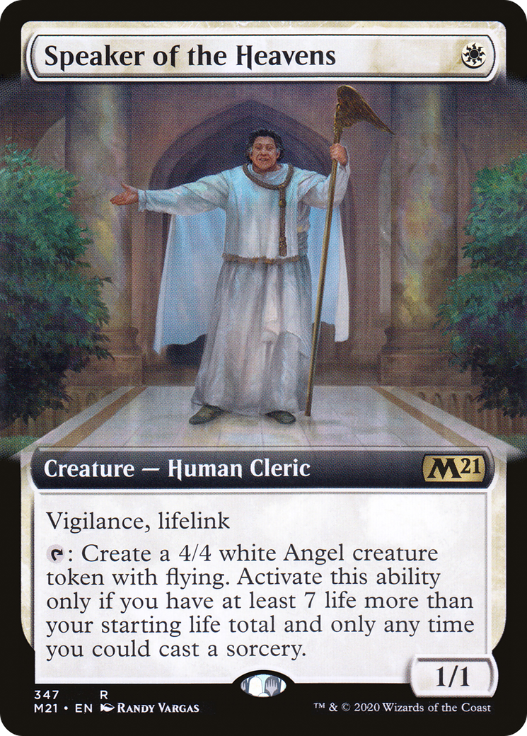 Speaker of the Heavens (Extended Art) (347) [Core Set 2021] - Deck Out Gaming