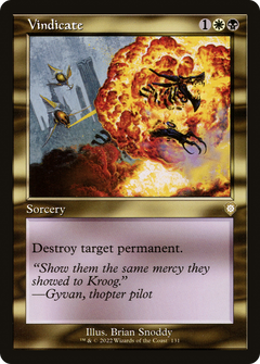 Vindicate (Retro Frame) (131) [Commander: The Brothers' War] - Deck Out Gaming