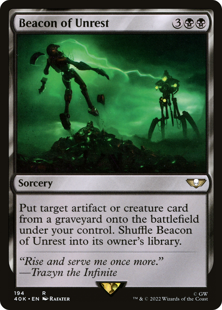 Beacon of Unrest (194) [Warhammer 40,000 Commander] - Deck Out Gaming