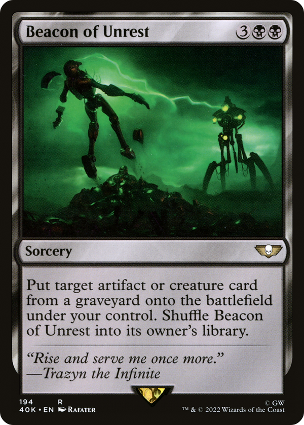 Beacon of Unrest (194) [Warhammer 40,000 Commander] - Deck Out Gaming