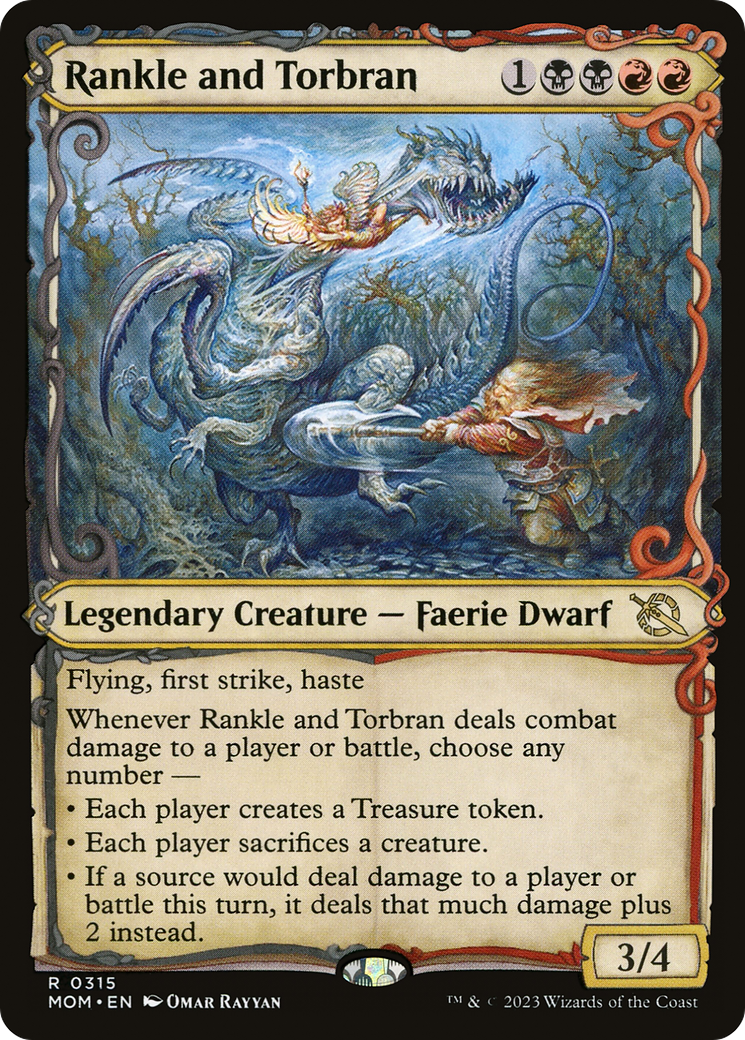 Rankle and Torbran (Showcase) (315) [March of the Machine] foil - Deck Out Gaming