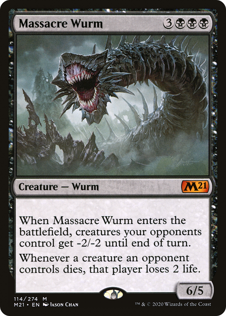 Massacre Wurm (114) [Core Set 2021] - Deck Out Gaming