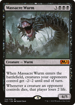 Massacre Wurm (114) [Core Set 2021] foil - Deck Out Gaming