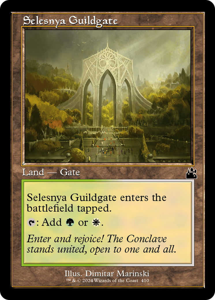 Selesnya Guildgate (Retro Frame) (410) [Ravnica Remastered] - Deck Out Gaming