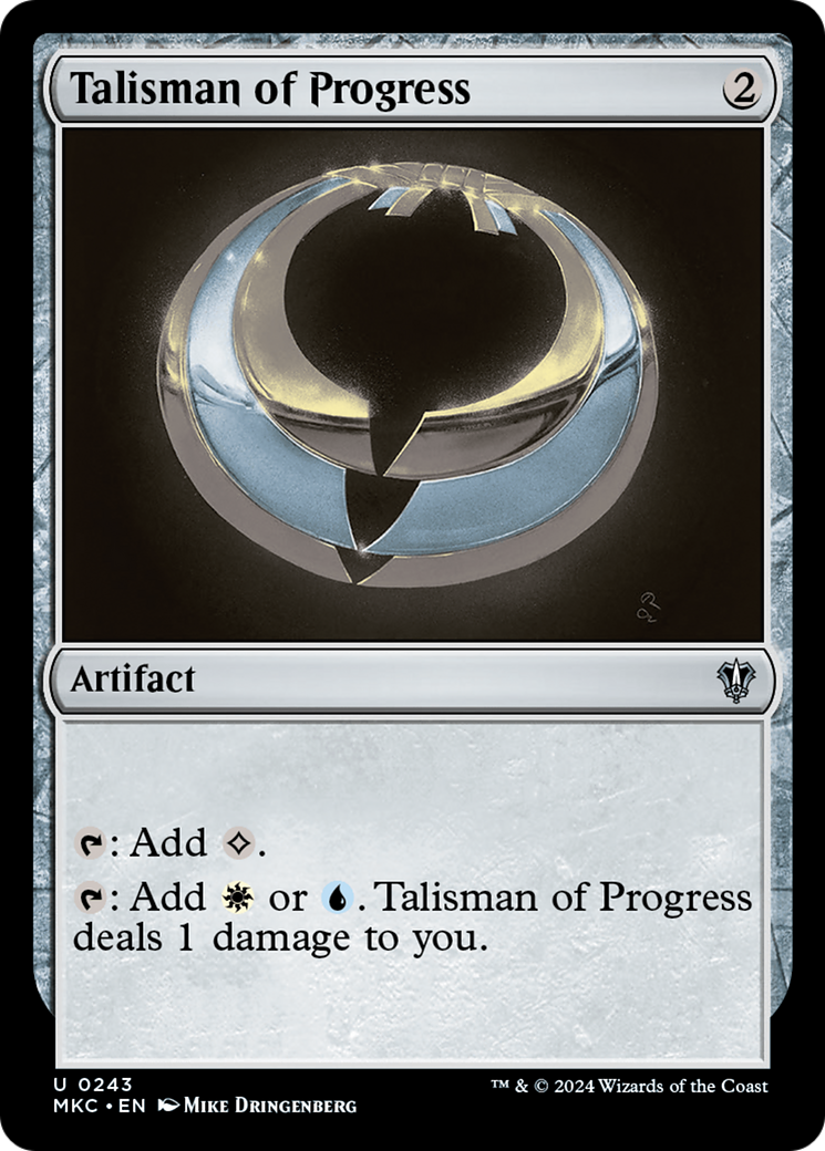 Talisman of Progress (243) [Murders at Karlov Manor Commander] - Deck Out Gaming