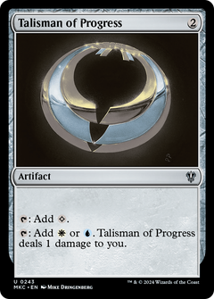 Talisman of Progress (243) [Murders at Karlov Manor Commander] - Deck Out Gaming