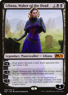 Liliana, Waker of the Dead (108) [Core Set 2021] - Deck Out Gaming