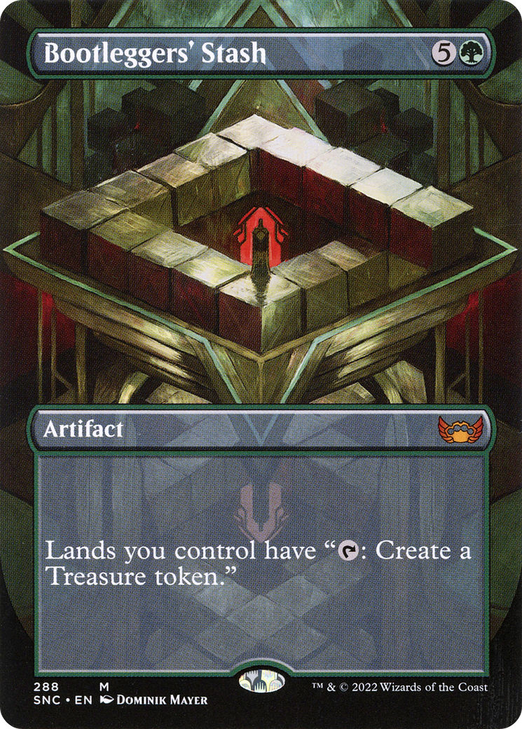 Bootleggers' Stash (Borderless) (288) [Streets of New Capenna] foil - Deck Out Gaming